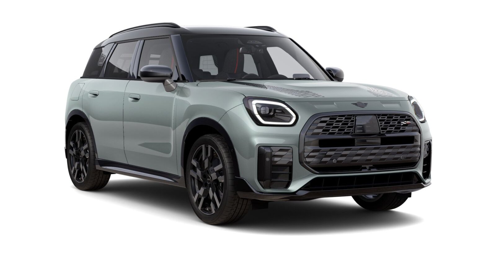 MINI Countryman C in Grün von vorne