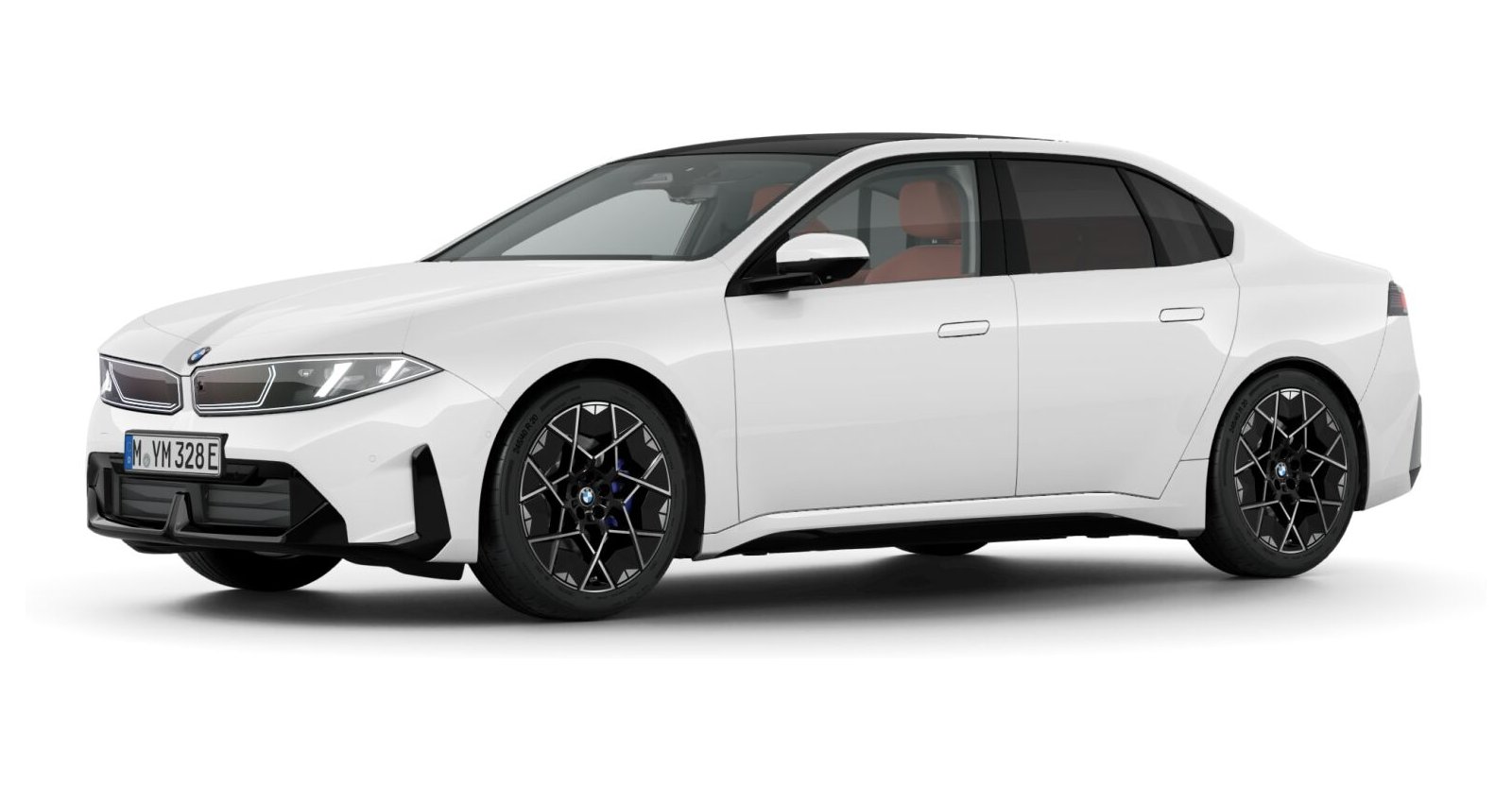 BMW i3 50 xDrive in Weiß von vorne