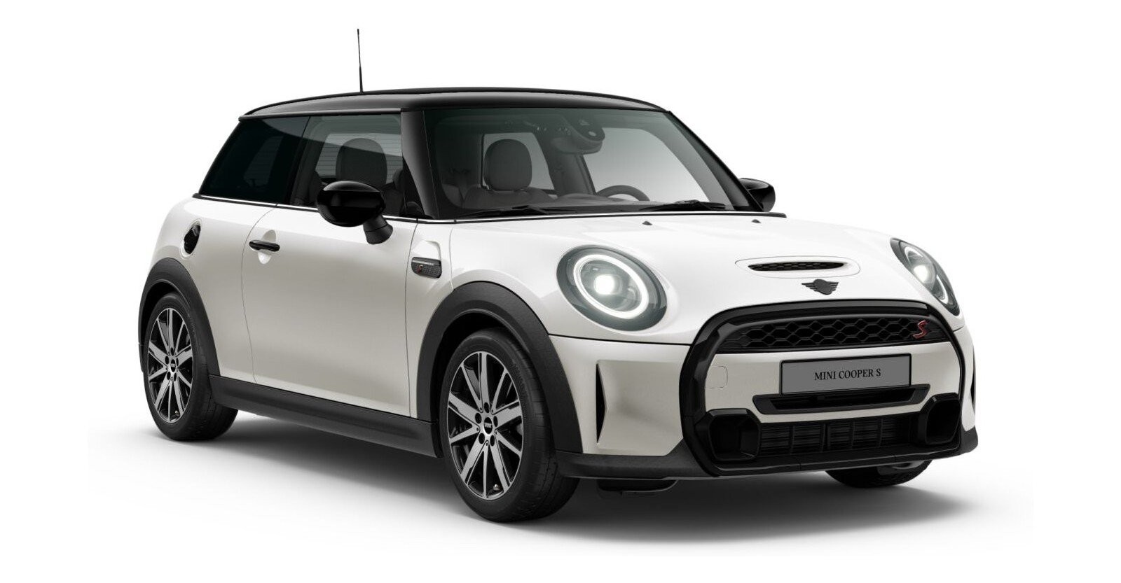 MINI Cooper S 3-Türer in Weiß von vorne