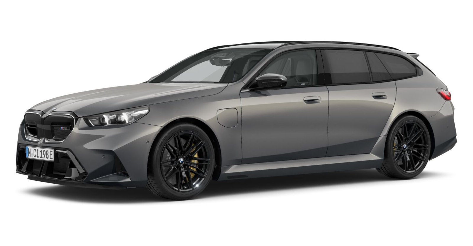 BMW M5 Touring in Grau von vorne BMW M5 Touring in Grau von vorne