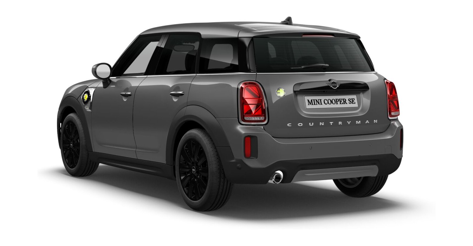 MINI MINI Countryman in Grau von hinten MINI MINI Countryman in Grau von hinten