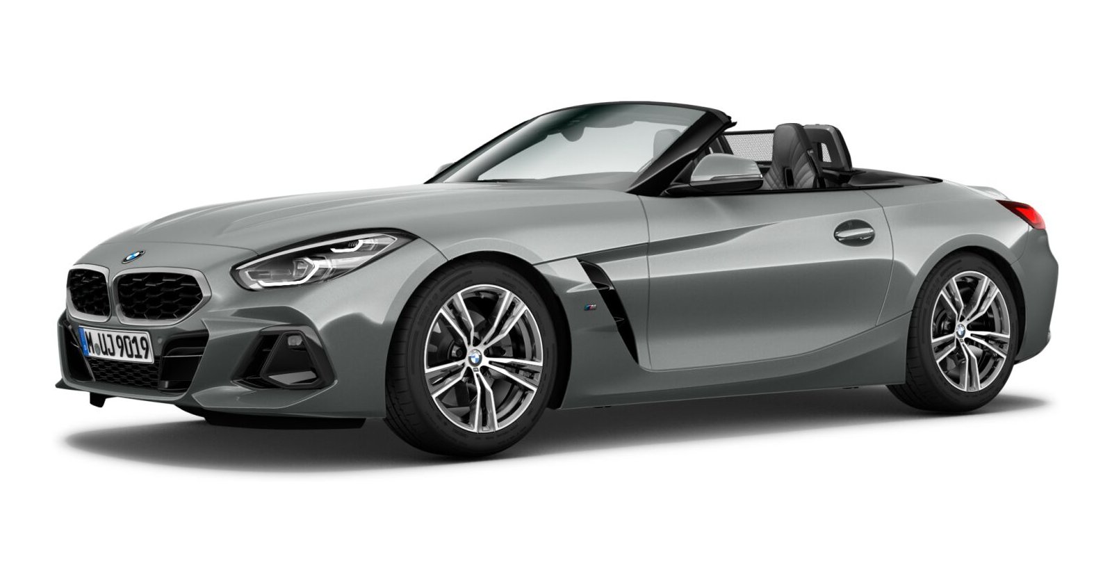 BMW Z4 sDrive20i in Grau von vorne
