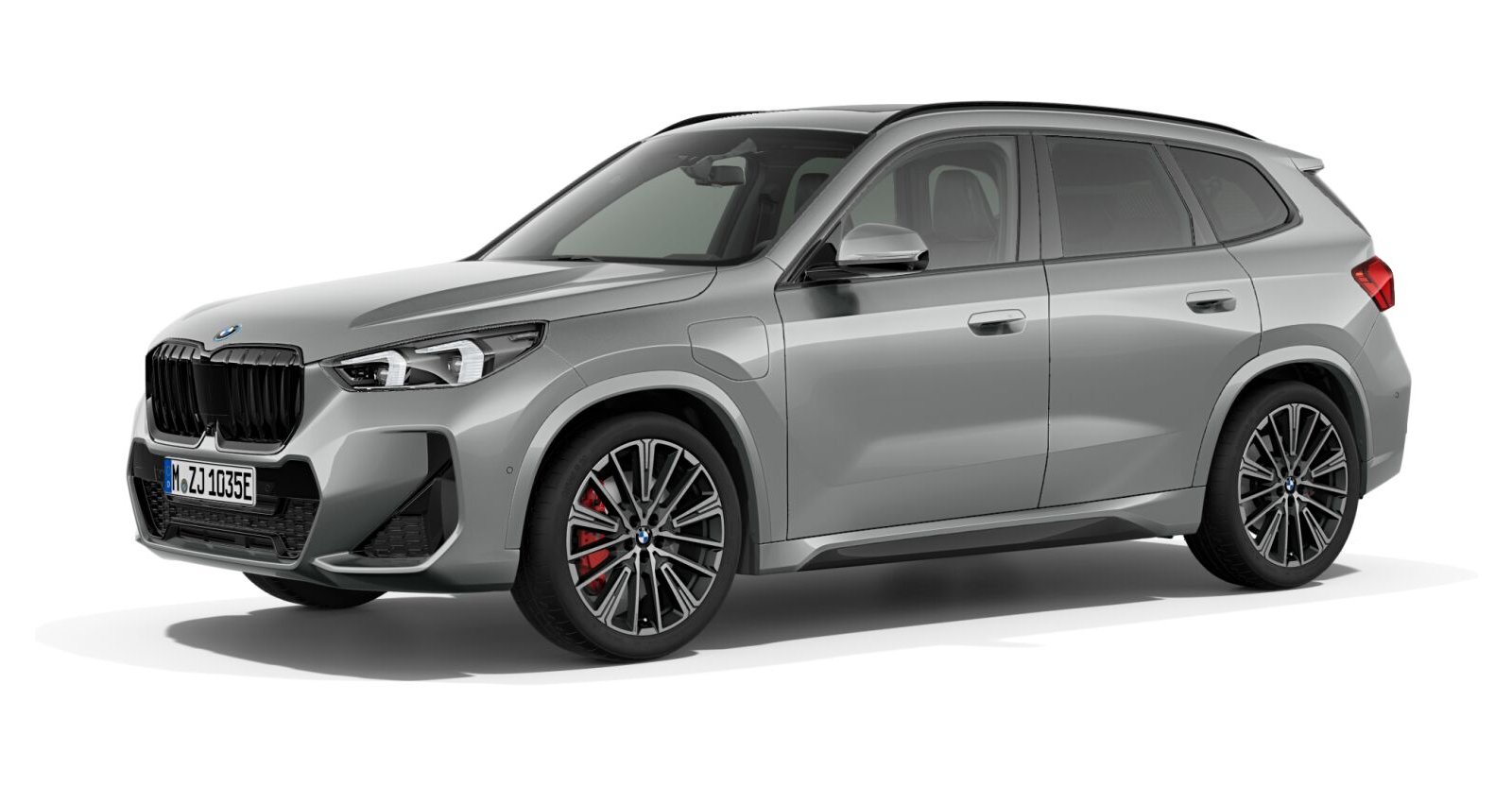 BMW X1 xDrive30e in Grau von vorne BMW X1 xDrive30e in Grau von vorne