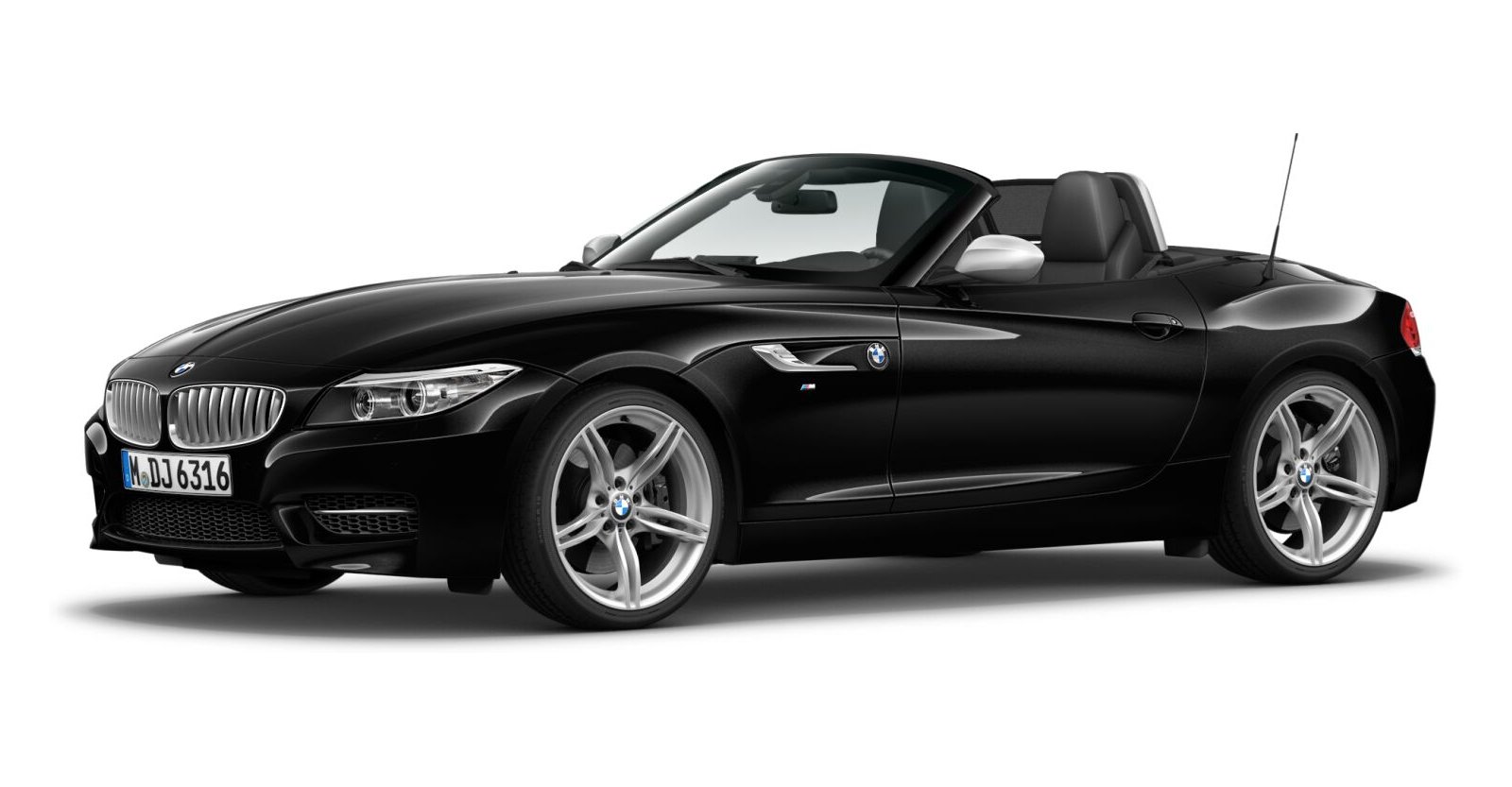 BMW Z4 sDrive35is in Schwarz von vorne BMW Z4 sDrive35is in Schwarz von vorne