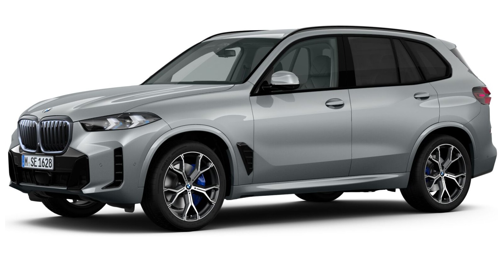 BMW X5 xDrive40d in Grau von vorne
