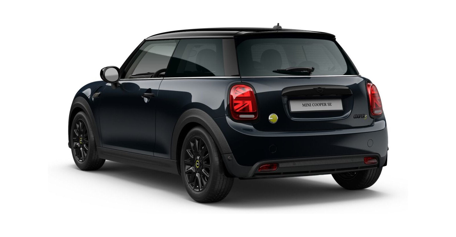 MINI MINI 3-Türer in Schwarz von hinten MINI MINI 3-Türer in Schwarz von hinten