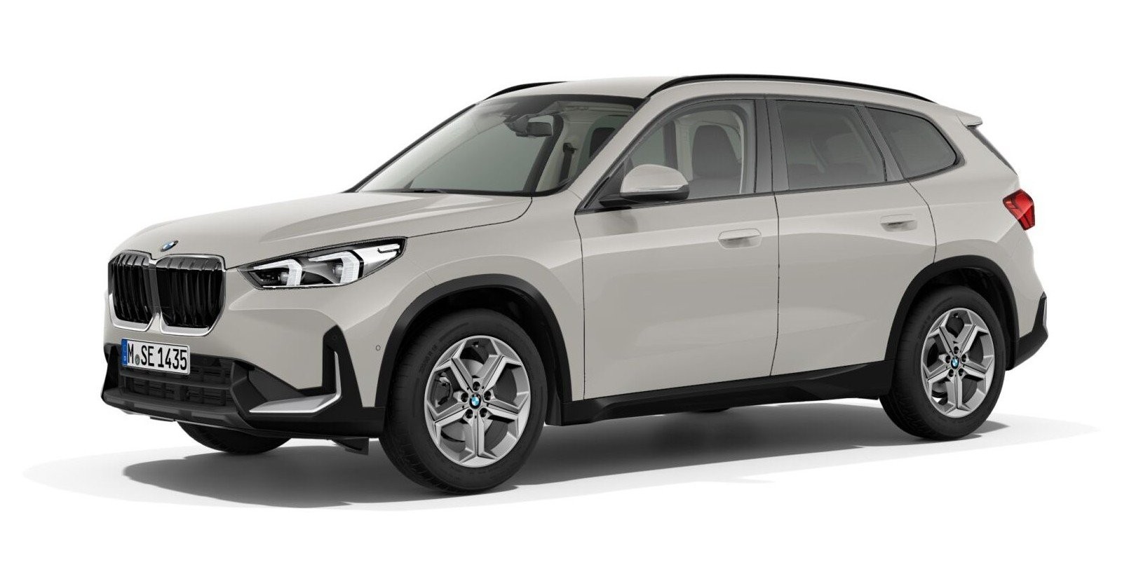 BMW X1 sDrive18i in Grau von vorne