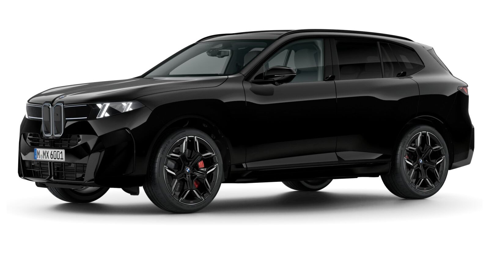BMW X5 40d xDrive in Schwarz von vorne
