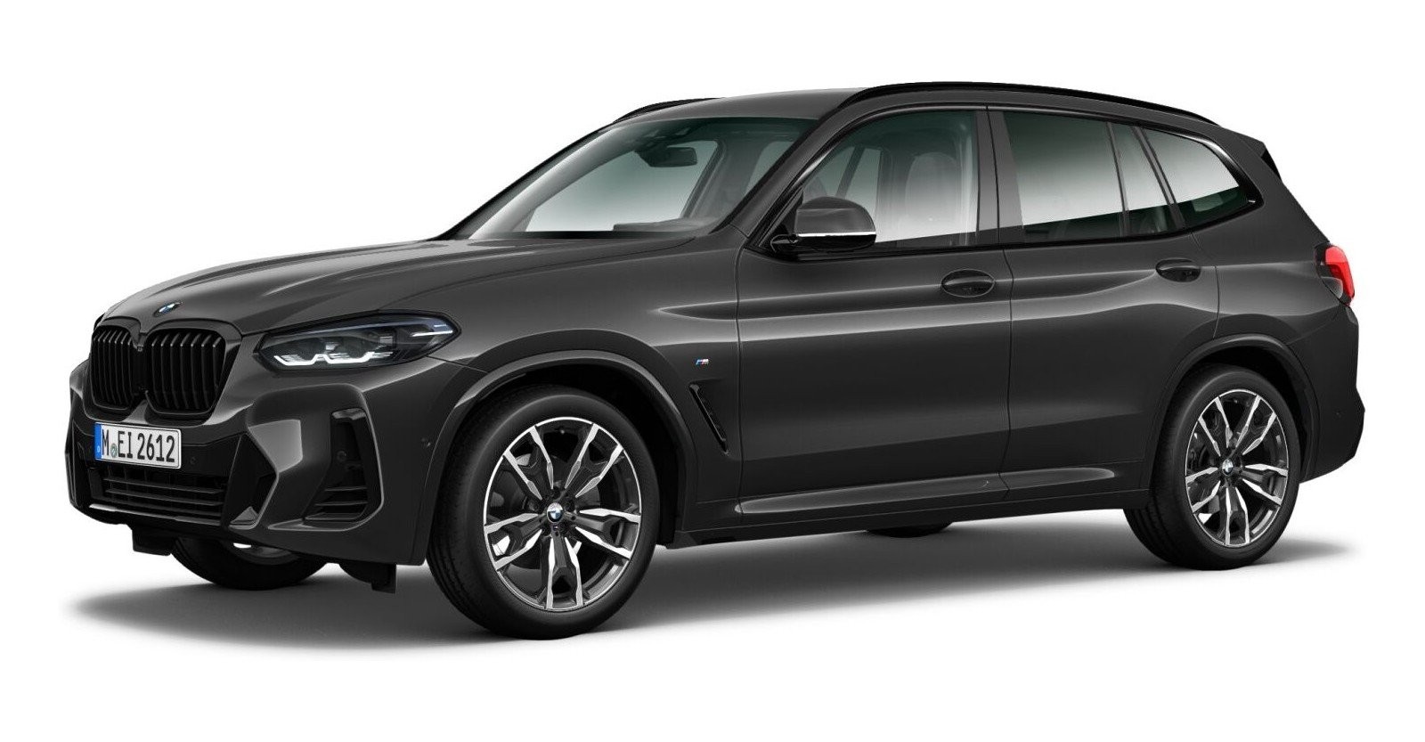 BMW X3 xDrive 20d in Grau von vorne