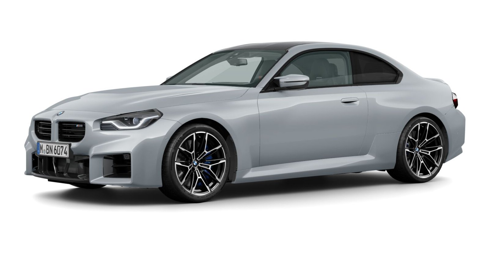 BMW M2 Coupé in Grau von vorne BMW M2 Coupé in Grau von vorne