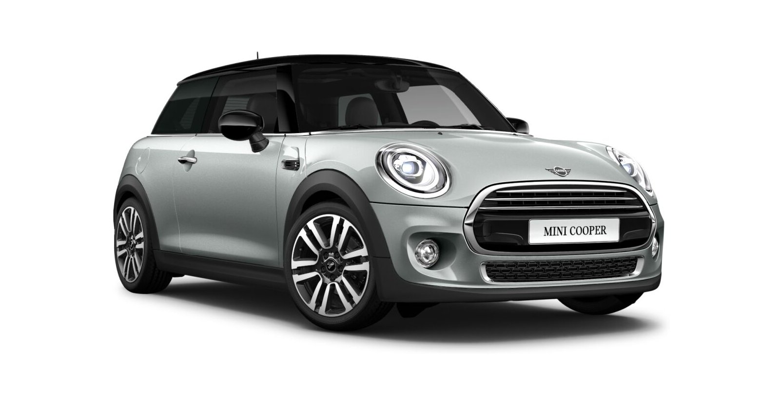MINI Cooper 3-Türer in Silber von vorne