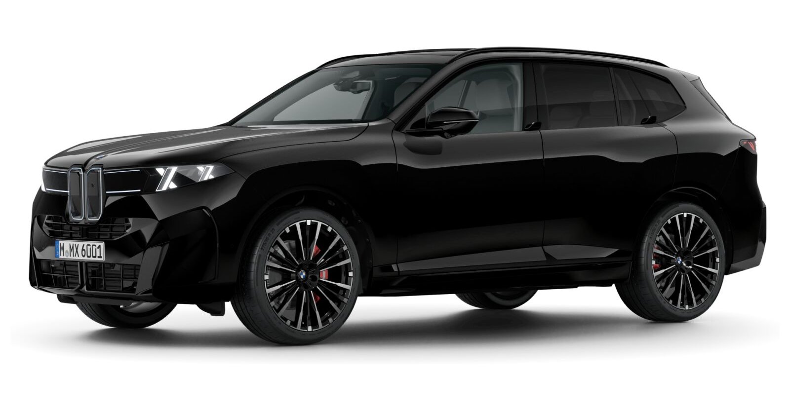 BMW X5 40d xDrive in Schwarz von vorne
