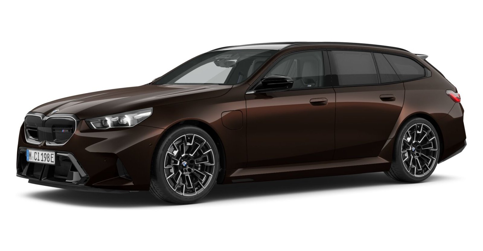 BMW M5 Touring in Braun von vorne BMW M5 Touring in Braun von vorne