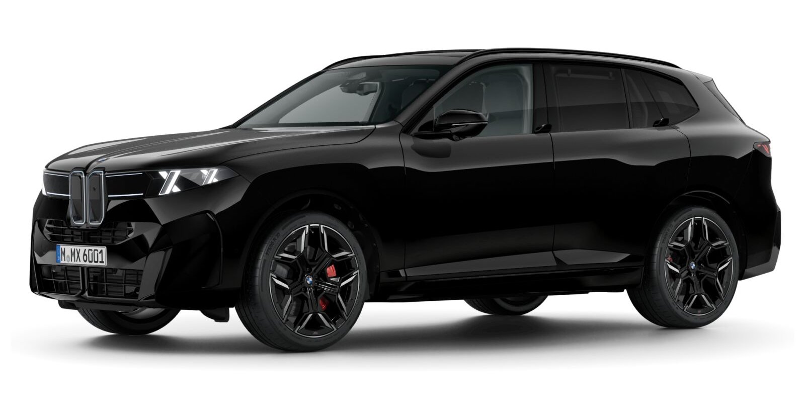 BMW X5 40d xDrive in Schwarz von vorne