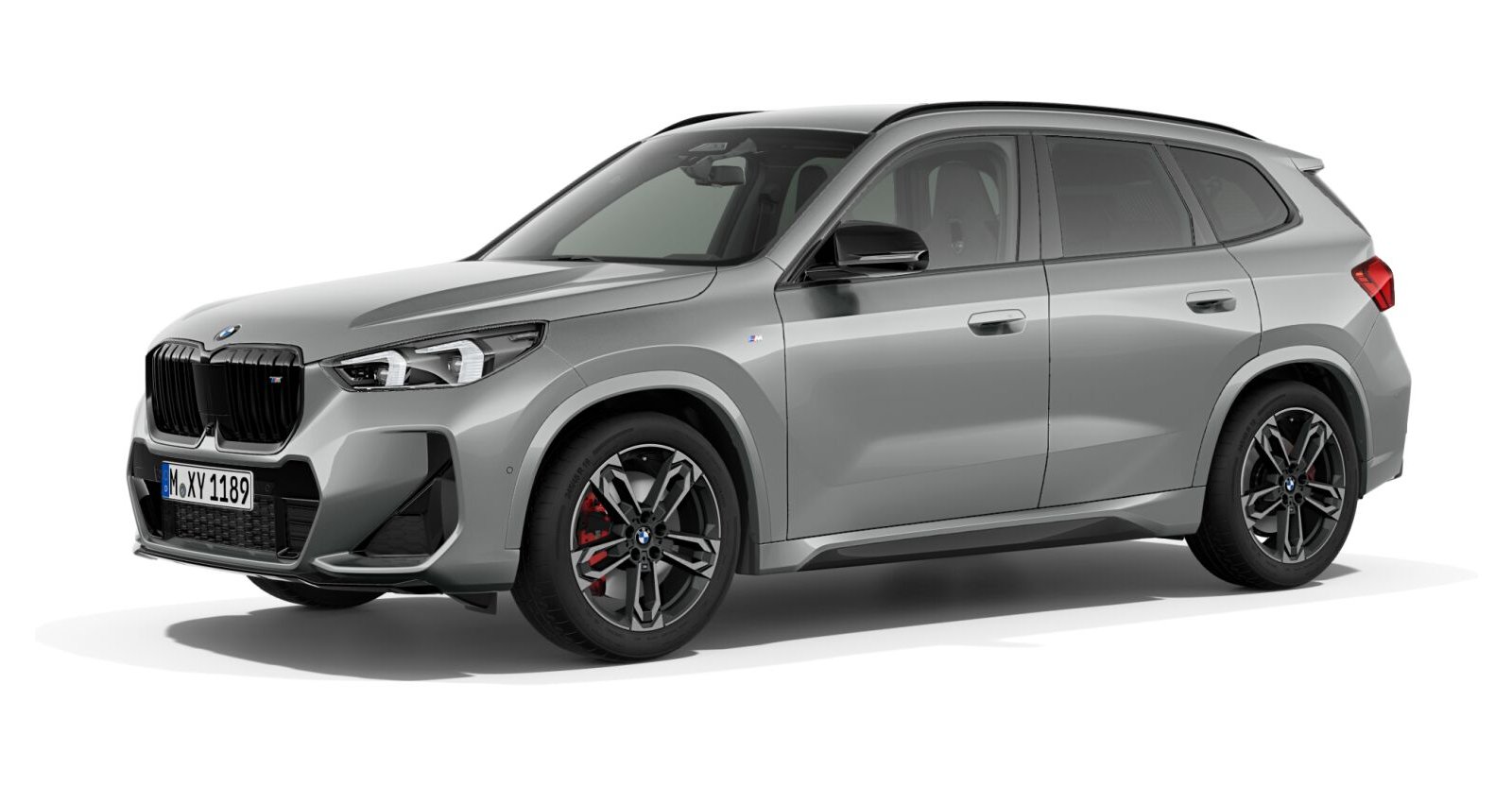 BMW X1 M35i xDrive in Grau von vorne BMW X1 M35i xDrive in Grau von vorne