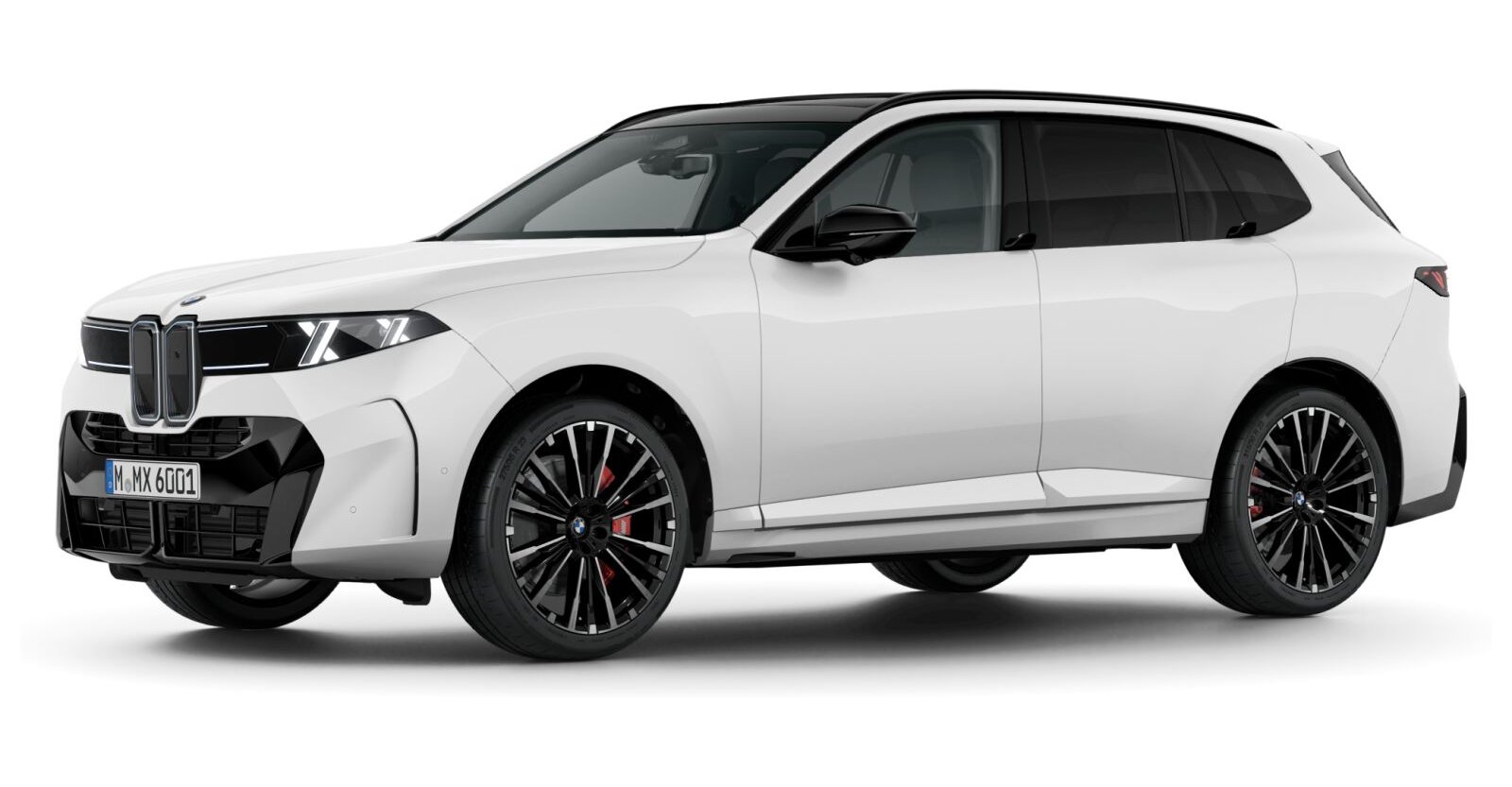 BMW X5 40d xDrive in Weiß von vorne