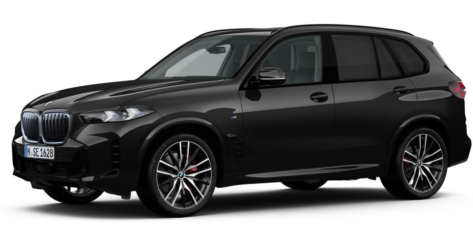BMW X5 xDrive40d in Schwarz von vorne BMW X5 xDrive40d in Schwarz von vorne