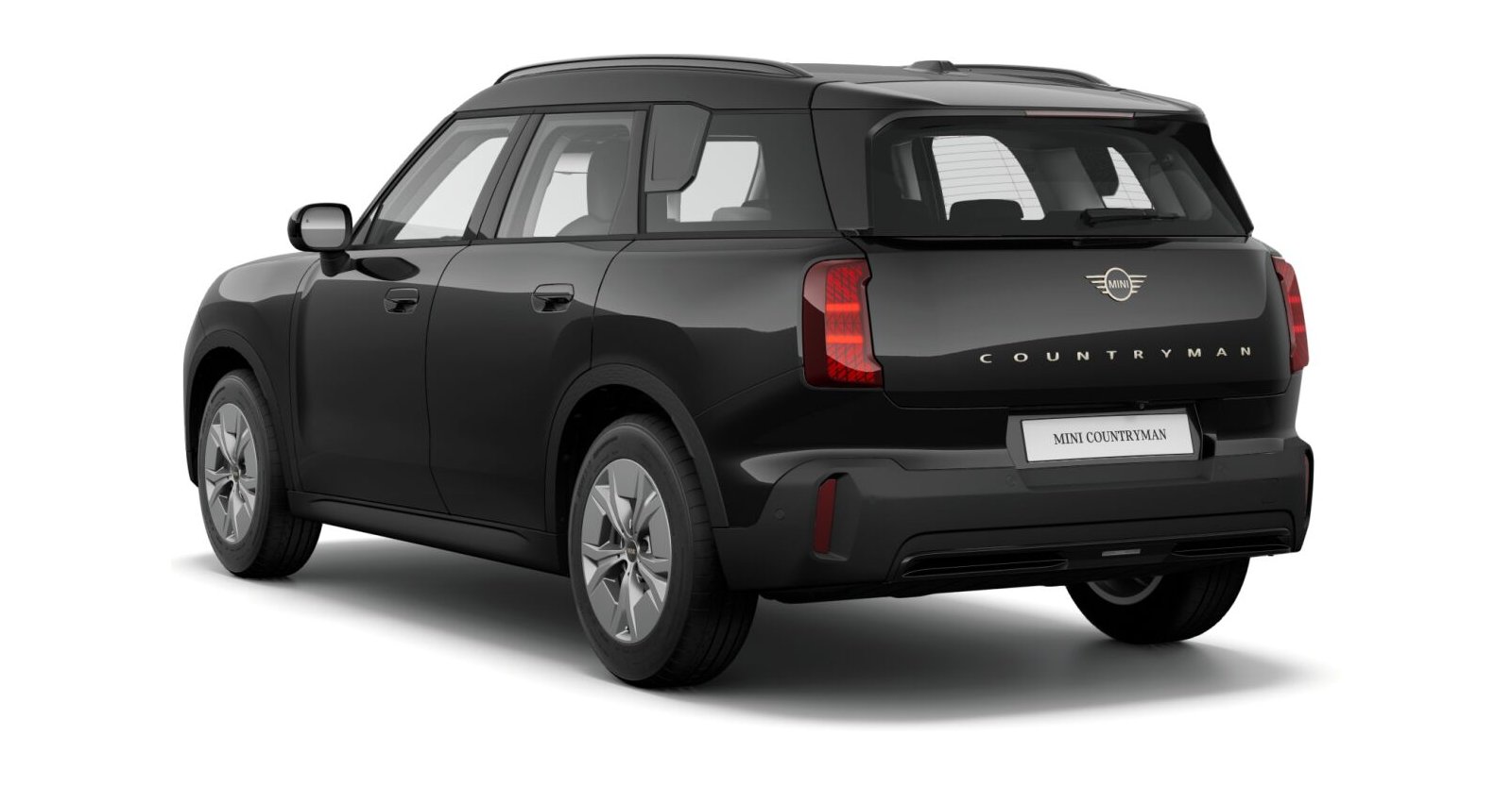 MINI MINI Countryman in Schwarz von hinten