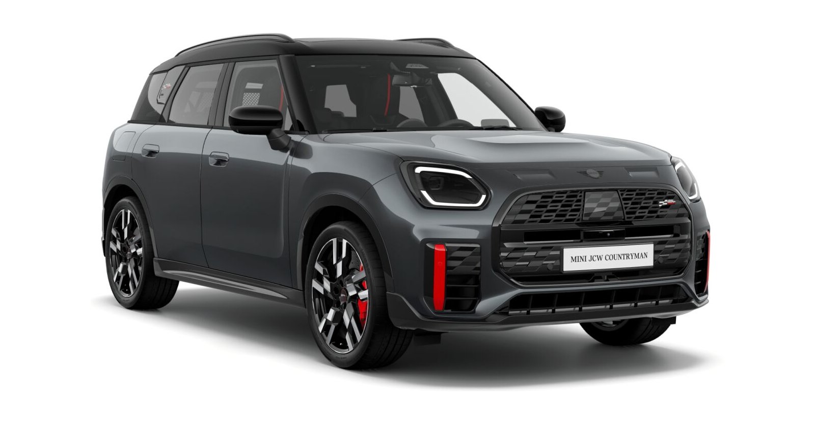 MINI JCW Countryman ALL4 in Grau von vorne