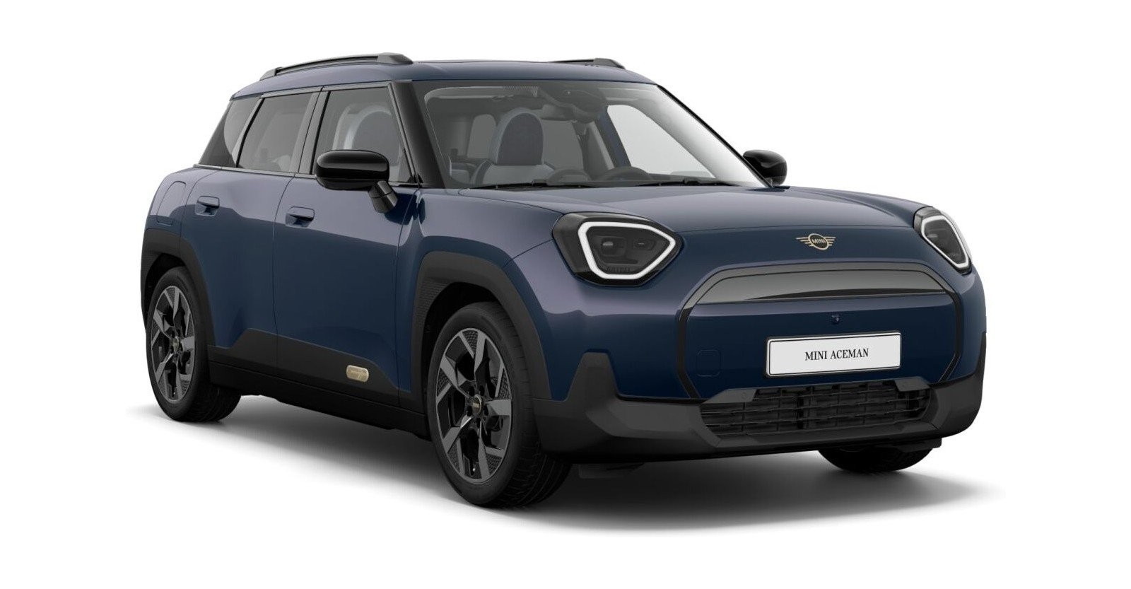 MINI Aceman E in Blau von vorne