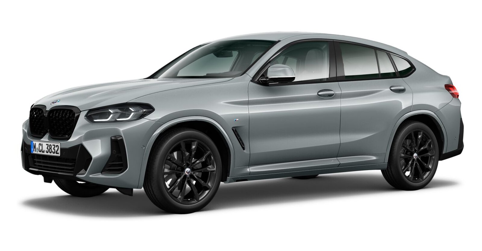 BMW X4 xDrive20d in Grau von vorne BMW X4 xDrive20d in Grau von vorne