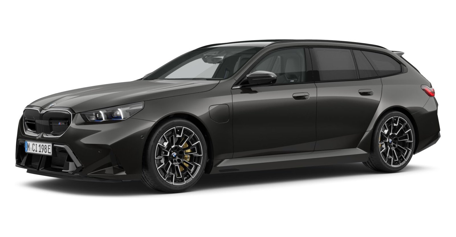 BMW M5 Touring in Grau von vorne BMW M5 Touring in Grau von vorne