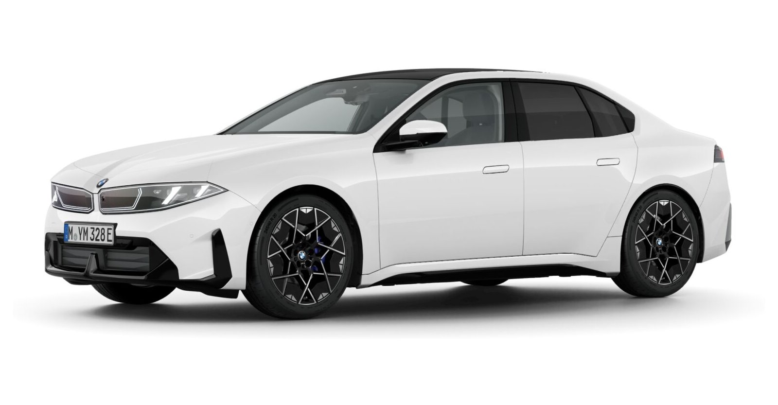BMW i3 50 xDrive in Weiß von vorne
