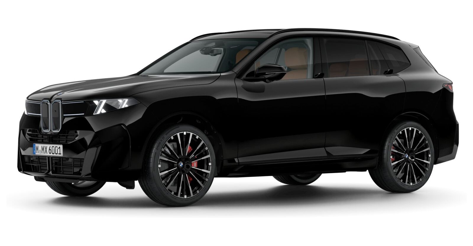 BMW X5 40d xDrive in Schwarz von vorne