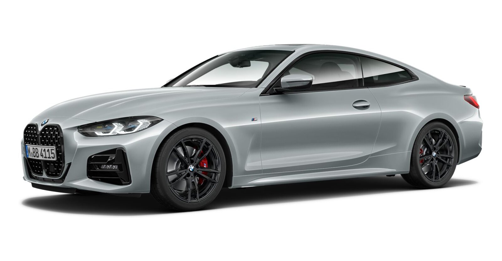 BMW 420d xDrive Coupé in Grau von vorne BMW 420d xDrive Coupé in Grau von vorne