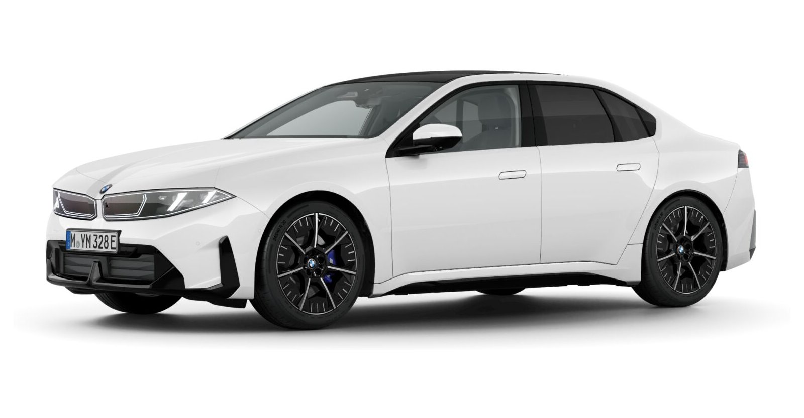 BMW i3 50 xDrive in Weiß von vorne