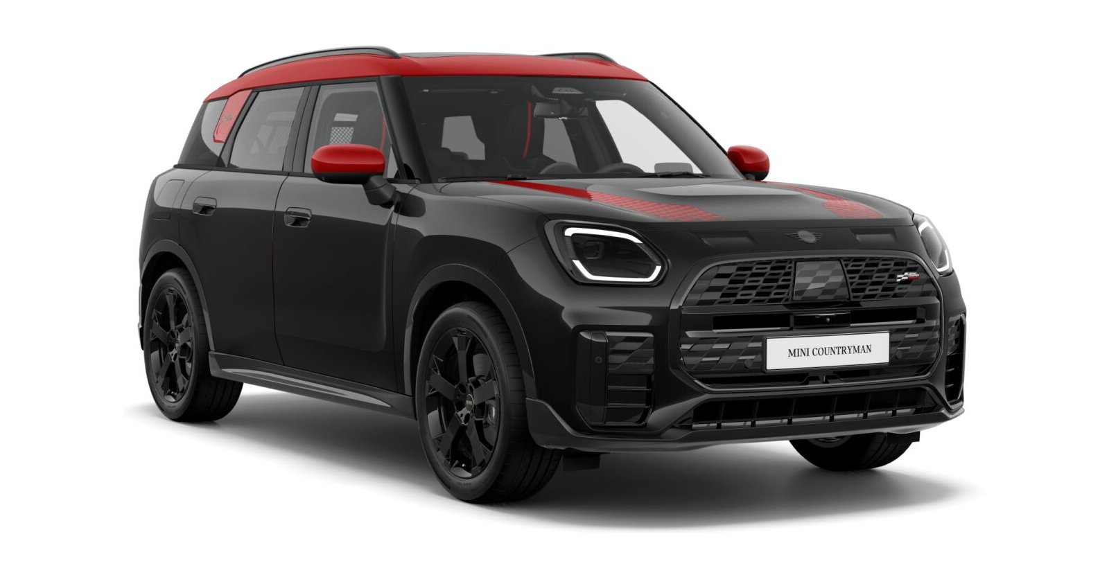 MINI Countryman C in Schwarz von vorne