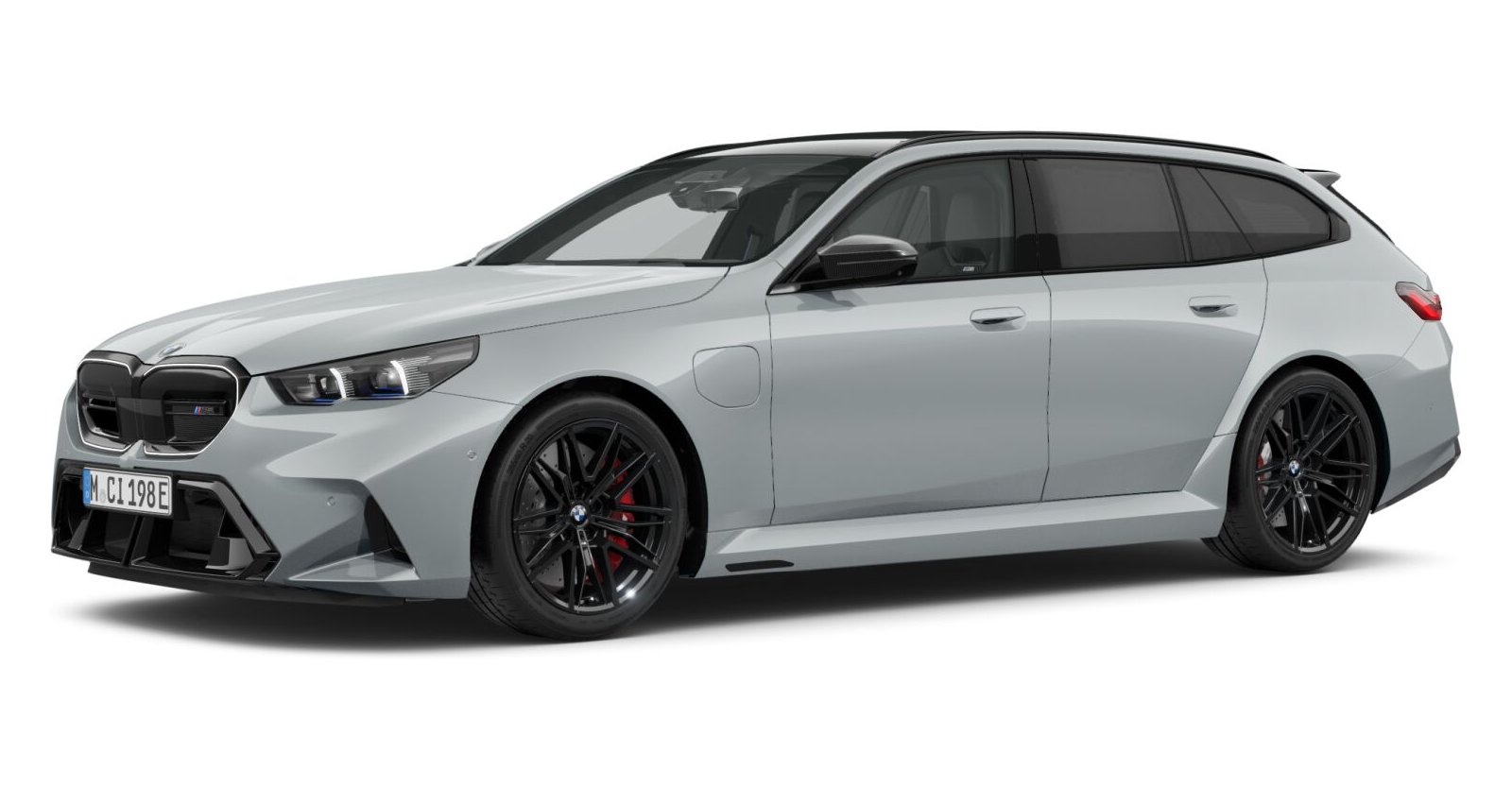 BMW M5 Touring in Grau von vorne