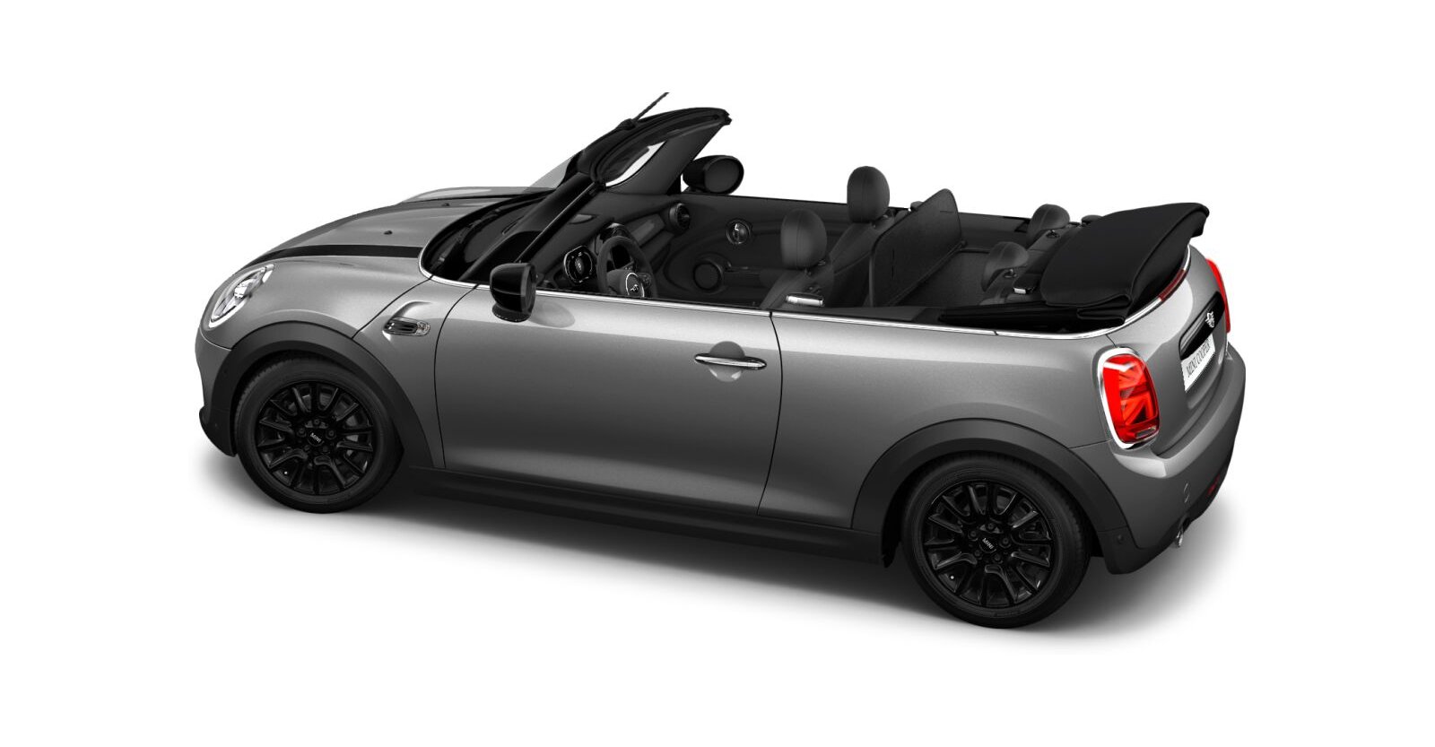 MINI MINI Cabrio in Grau von hinten