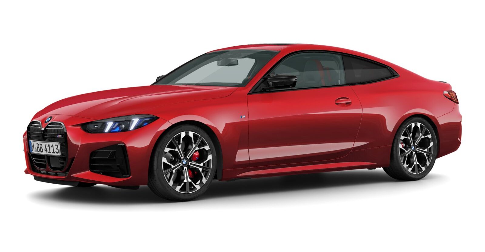 BMW M440i xDrive Coupé in Rot von vorne BMW M440i xDrive Coupé in Rot von vorne