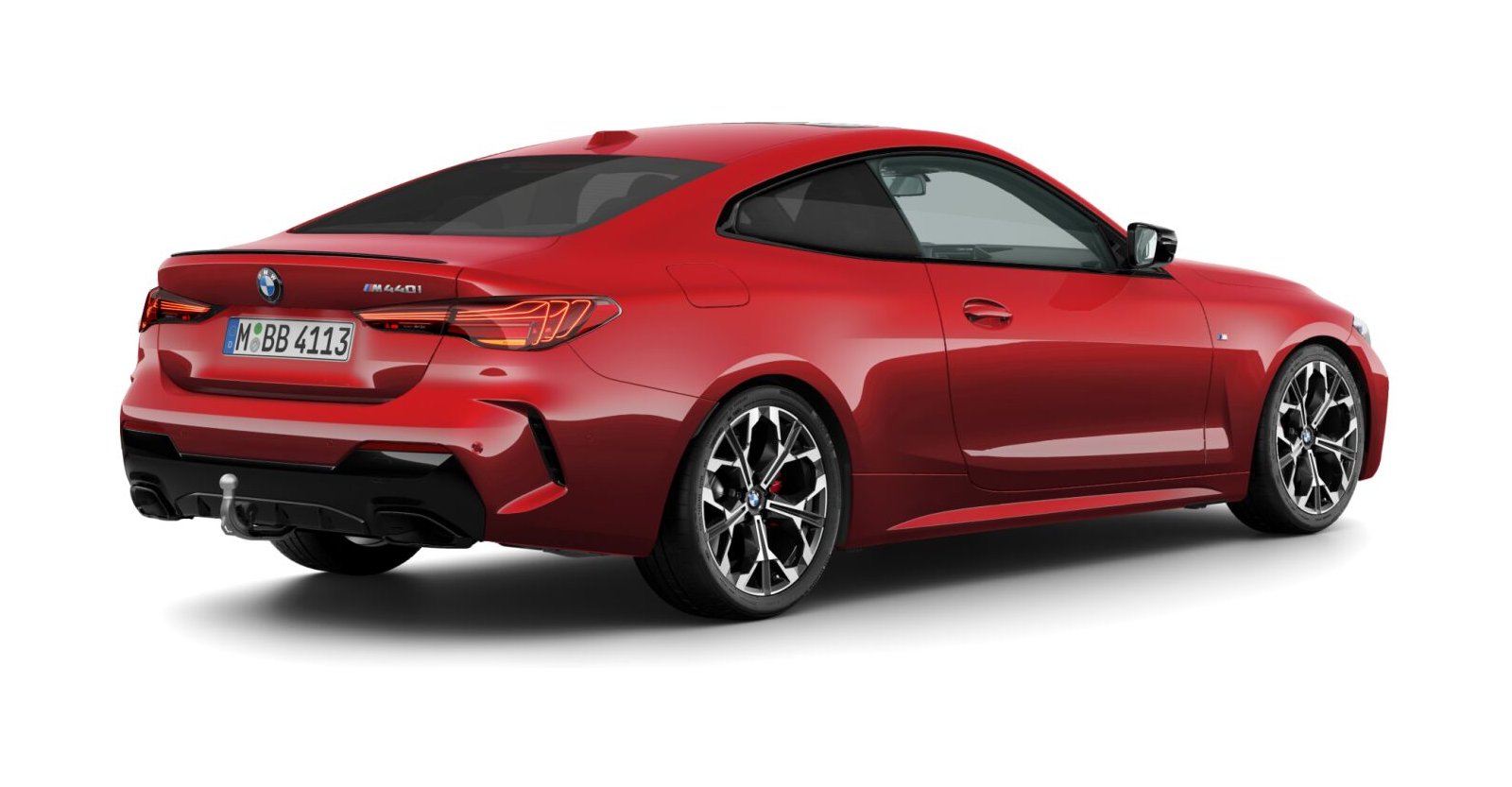 BMW BMW 4er in Rot von hinten
