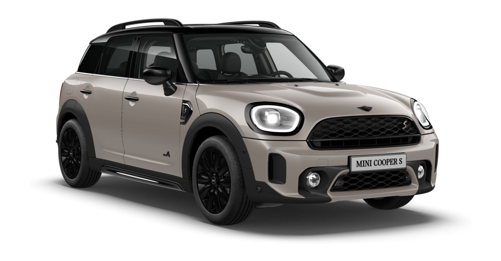 MINI Cooper S Countryman ALL4 in Grau von vorne MINI Cooper S Countryman ALL4 in Grau von vorne