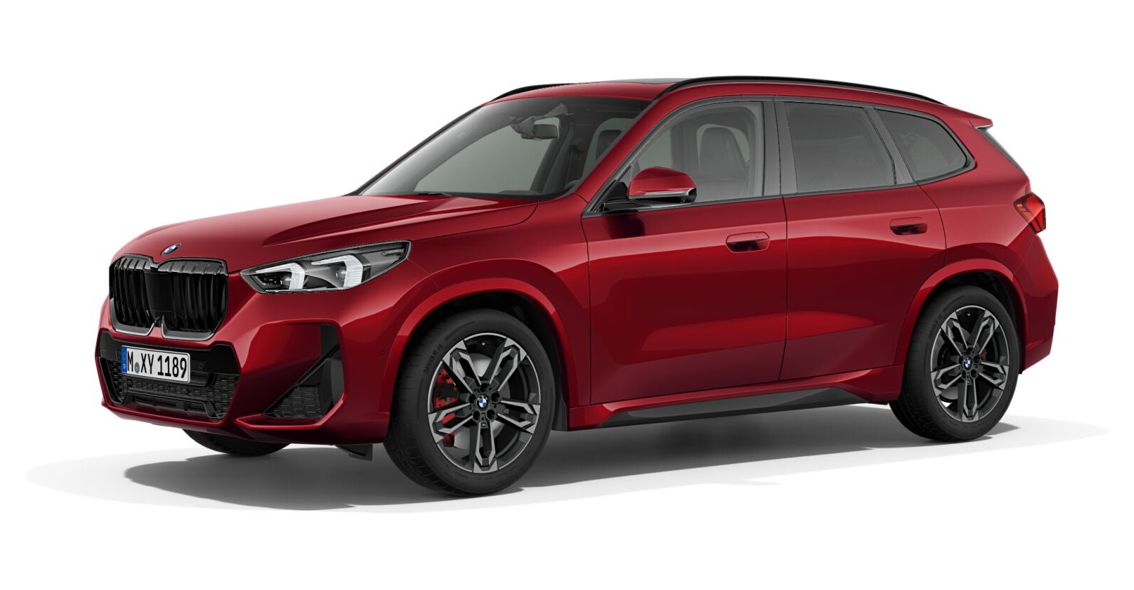 BMW X1 sDrive20i in Rot von vorne