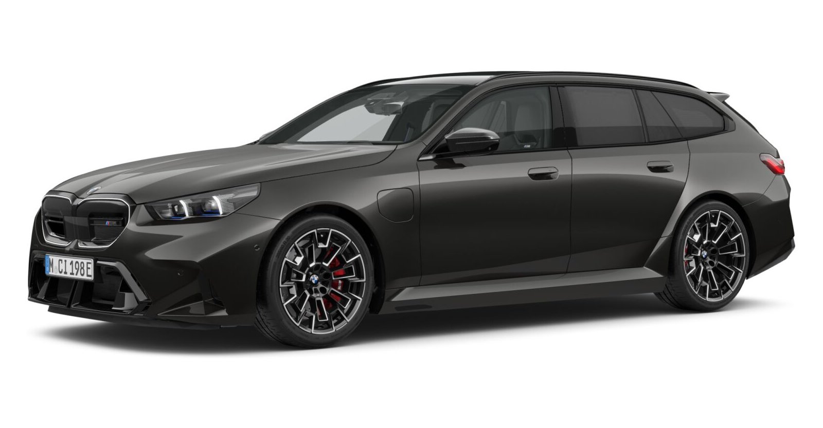 BMW M5 Touring in Grau von vorne