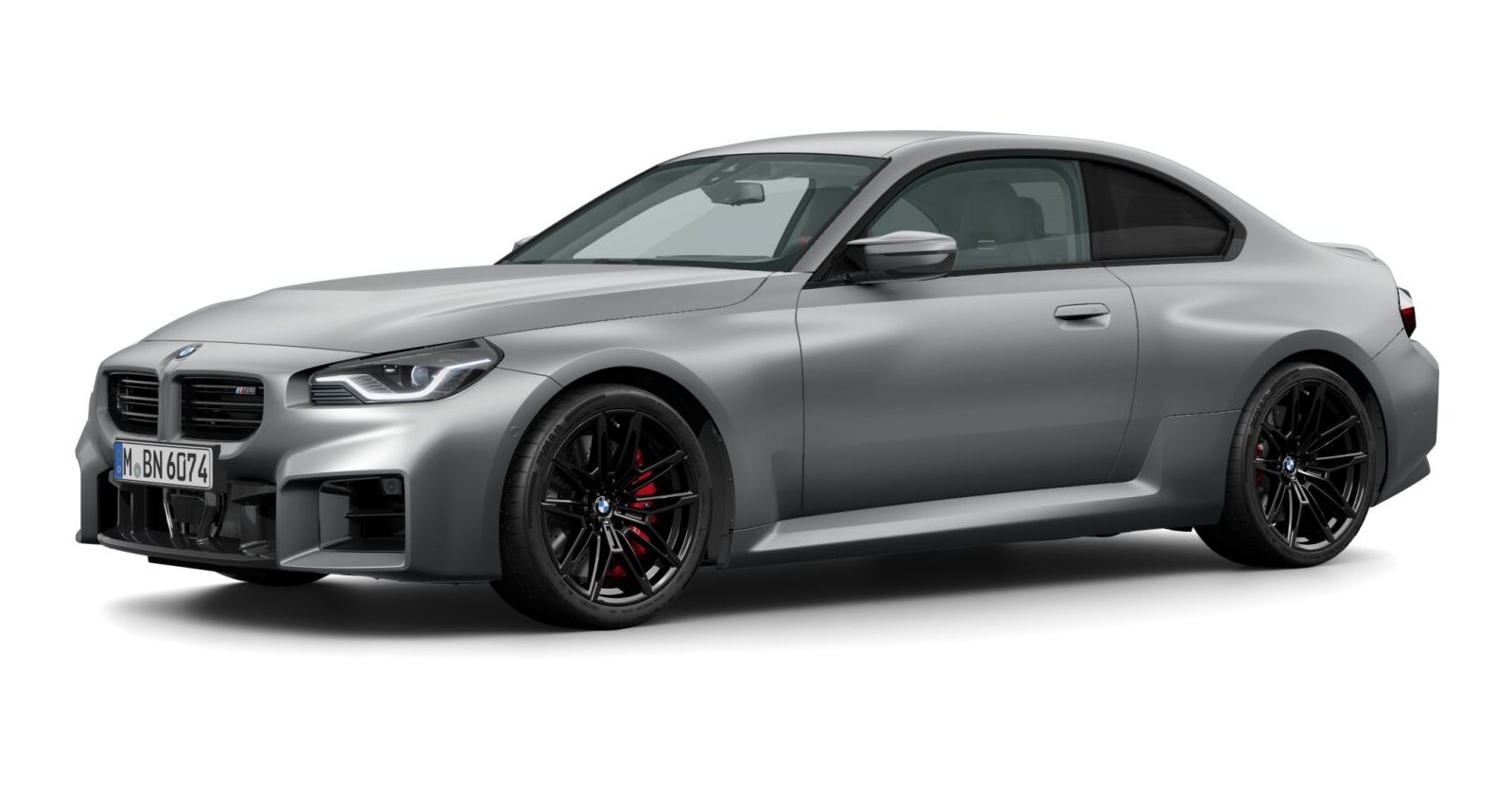 BMW M2 Coupé in Grau von vorne BMW M2 Coupé in Grau von vorne