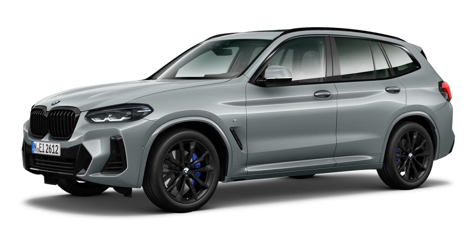 BMW X3 xDrive 20d in Grau von vorne BMW X3 xDrive 20d in Grau von vorne