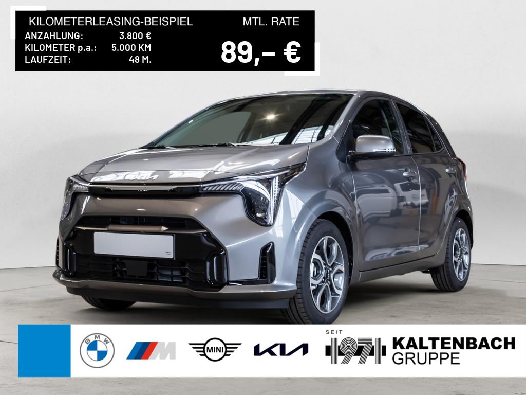 KIA Picanto 1.0GDI MT Spirit in Grau von vorne KIA Picanto 1.0GDI MT Spirit in Grau von vorne