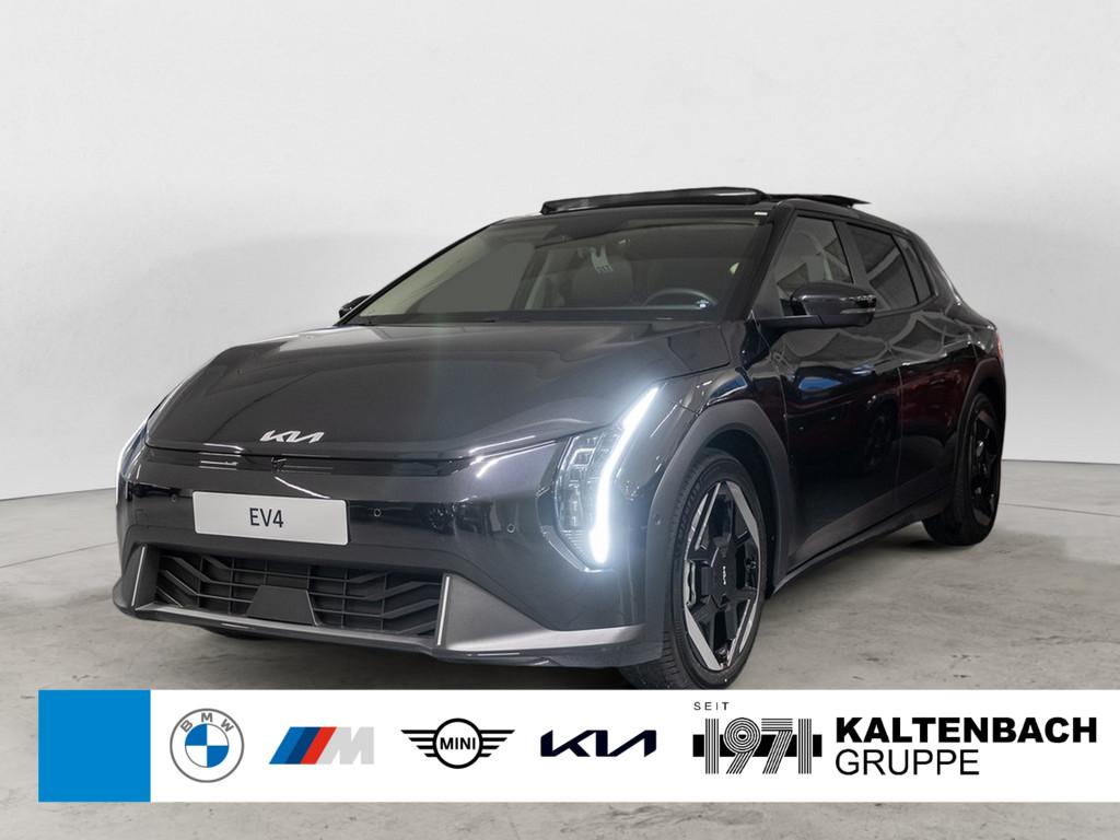 KIA EV4 Earth in Schwarz von vorne