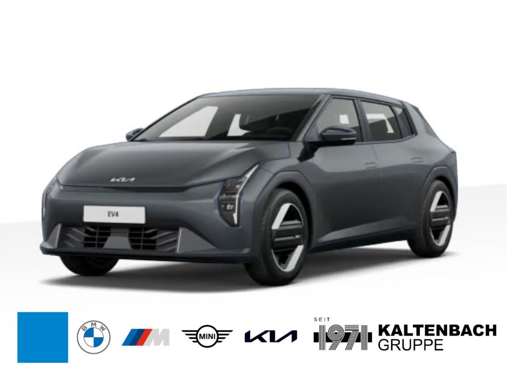 KIA EV4 Elektro 81,4 kWh 150 kW Earth in Weiß von vorne