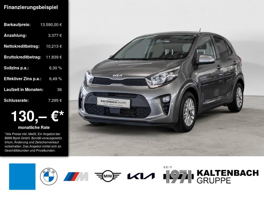 KIA Picanto 1.0 Vision in Grau von vorne KIA Picanto 1.0 Vision in Grau von vorne