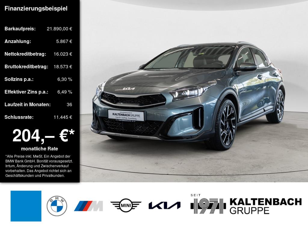 KIA XCeed 1.5 T-GDi Spirit in Grau von vorne KIA XCeed 1.5 T-GDi Spirit in Grau von vorne