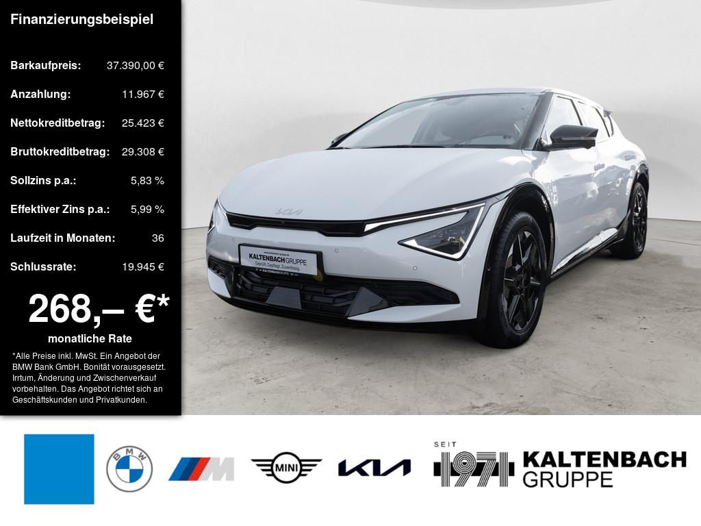 KIA EV6 Elektro 84 kWh Earth 2WD in Weiß von vorne KIA EV6 Elektro 84 kWh Earth 2WD in Weiß von vorne