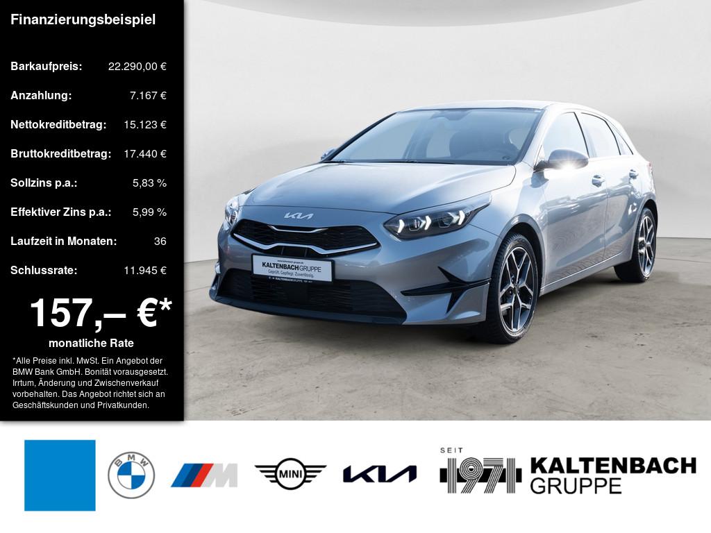 KIA Ceed 1.5 T-GDI Spirit in Silber von vorne KIA Ceed 1.5 T-GDI Spirit in Silber von vorne
