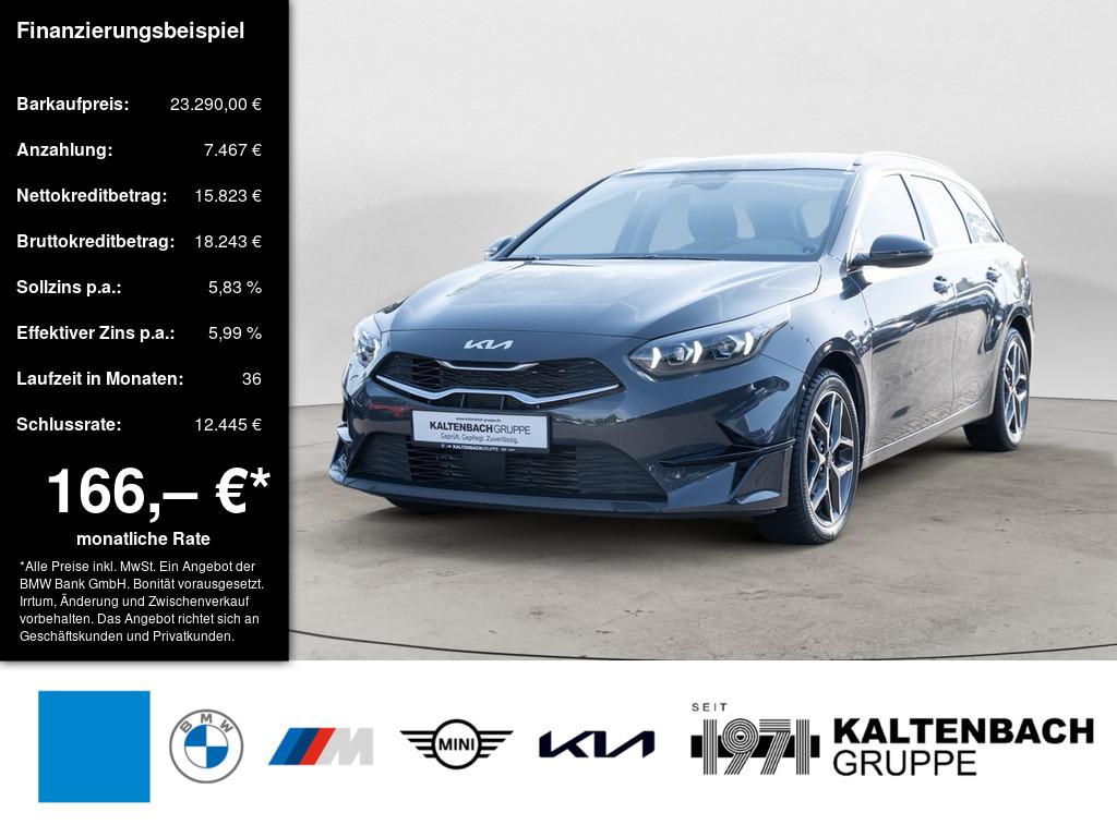 KIA Ceed_SW 1.5 T-GDI Spirit in Grau von vorne KIA Ceed_SW 1.5 T-GDI Spirit in Grau von vorne