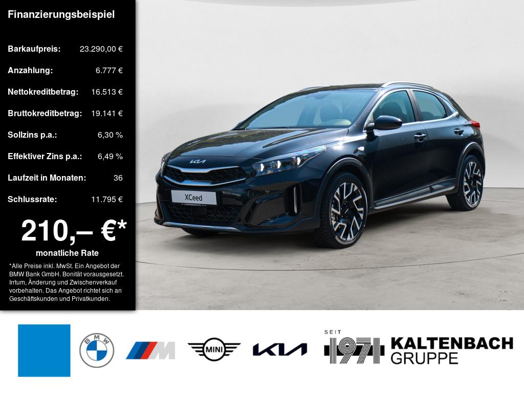 KIA Xceed 1.5 T-GDI Vision in Schwarz von vorne KIA Xceed 1.5 T-GDI Vision in Schwarz von vorne