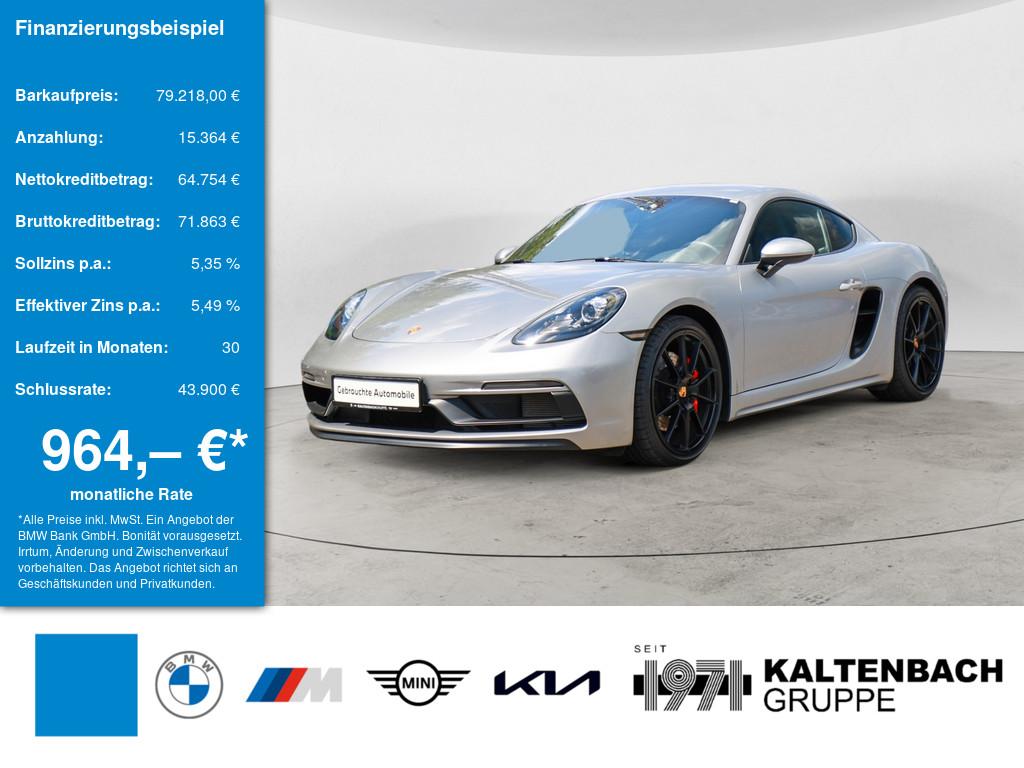 PORSCHE 718 Cayman GTS 4.0 in Silber von vorne PORSCHE 718 Cayman GTS 4.0 in Silber von vorne